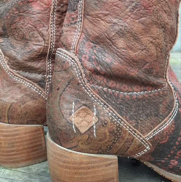 GOLDMUD Handmade in Portugal, Leather Cowboy Boots - Picture 6 of 9